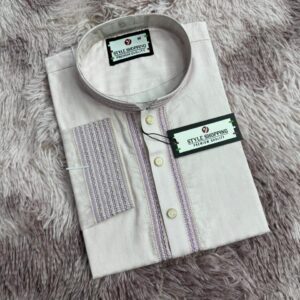 Embroidered Indian Panjabi Shirt - Traditional Style & Artisan Craftsmanship