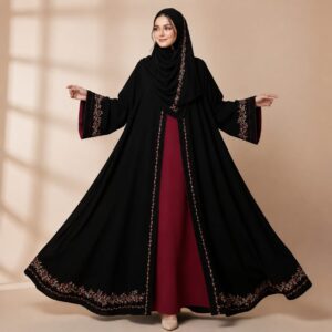 Embroidered Koti Jacket for Elegant Style and Comfort