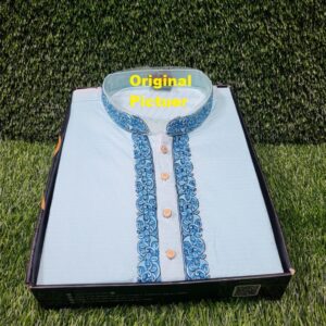 Embroidered Panjabi Shirt for Men - Elegant Traditional Wear