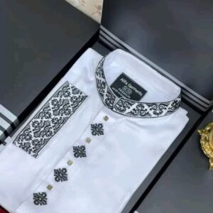 Embroidered Panjabi Shirt for Men - Elegant Traditional Wear