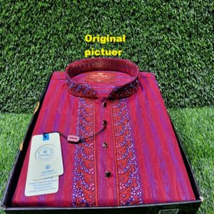 Embroidered Panjabi Shirt - Traditional Ethnic Wear for Men