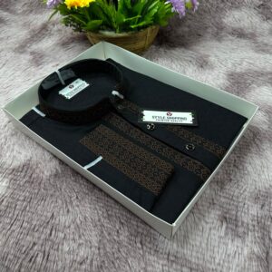 Embroidered Panjabi Shirt - Traditional Style for Men