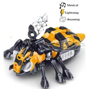 Engaging Light-Up Bee Toy with Music for Interactive Crawling Fun