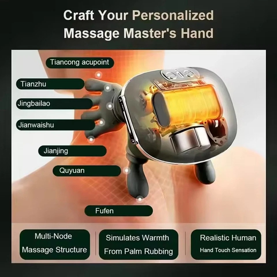 Ergonomic Neck and Shoulder Massage Device for Ultimate Relaxation % Ergonomic Neck and Shoulder Massage Device for Ultimate Relaxation