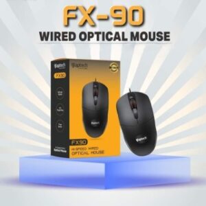 Ergonomic Optical Wired Mouse for Precision Control - Aptech FX90