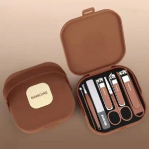 Essential 7-Piece Portable Manicure Set for On-the-Go Nail Care
