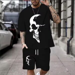 Essential Drop Shoulder T-Shirt and Pants Set for Effortless Style