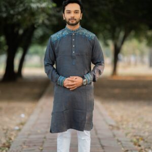Exquisite Cotton Panjabi for Men - Traditional Elegance and Comfort