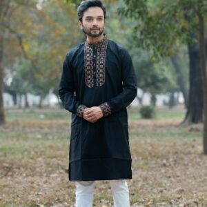 Exquisite Cotton Panjabi for Men - Traditional Wear for Special Occasions