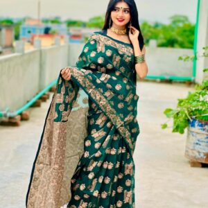 Exquisite Jamdani Cotton Saree - Elegant Handwoven Design for Special Occasions