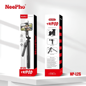 Extendable Selfie Stick with Bluetooth Remote for Smartphones - NeePho NP-L2S