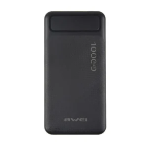 Fast Charging 10000mAh Power Bank - Awei P5K in Sleek Black