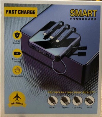 Fast Charging 10000mAh Power Bank with Built-in Multi Cable for On-the-Go Use % Fast Charging 10000mAh Power Bank with Built-in Multi Cable for On-the-Go Use