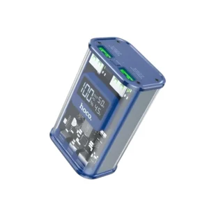 Fast Charging 10000mAh Power Bank with Digital Display - Hoco J105 Blue