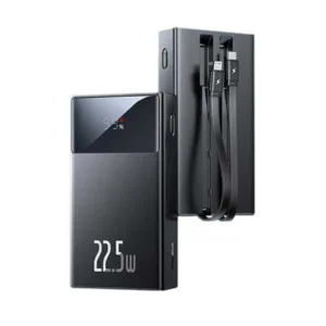 Fast Charging 20000mAh Power Bank with Built-in Cable - 22.5W Capacity