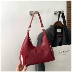 Glossy Crossbody Bag for Effortless Style and Travel Convenience