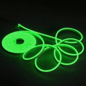 Green Neon LED Strip Light - 5M Flexible Lighting for Home Décor
