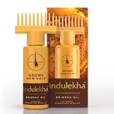 Hair Growth Oil with Bringha Extract – Indulekha 100ml for Healthy Hair % Hair Growth Oil with Bringha Extract – Indulekha 100ml for Healthy Hair