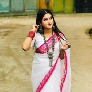 Half Silk Poddo Saree Pair - Elegant Traditional Women's Attire