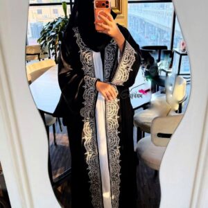 Handcrafted Embroidered Borka - Elegant Traditional Headwear for Women