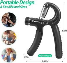 Heavy Duty Adjustable Hand Gripper for Strength Training – 5-60 Kg Resistance Tool % Heavy Duty Adjustable Hand Gripper for Strength Training – 5-60 Kg Resistance Tool