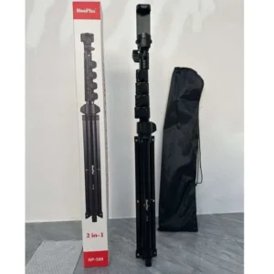 Heavy-Duty Aluminum 61-Inch Extendable Tripod for Cameras and Smartphones