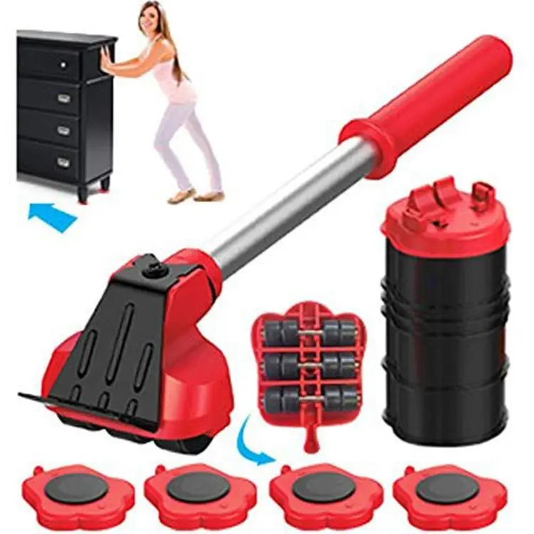 Heavy-Duty Furniture Moving Tool Set with Rollers for Sofa, Bed & Cabinet % Heavy-Duty Furniture Moving Tool Set with Rollers for Sofa, Bed & Cabinet