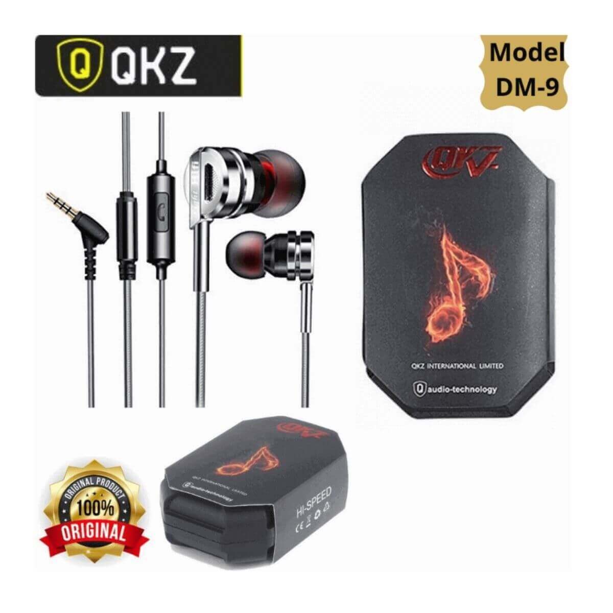 HiFi Metal Earphones with Heavy Bass and Mic – QKZ DM9 Zinc Alloy Headset % HiFi Metal Earphones with Heavy Bass and Mic – QKZ DM9 Zinc Alloy Headset