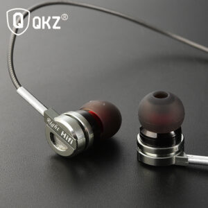 HiFi Metal Earphones with Heavy Bass and Mic – QKZ DM9 Zinc Alloy Headset