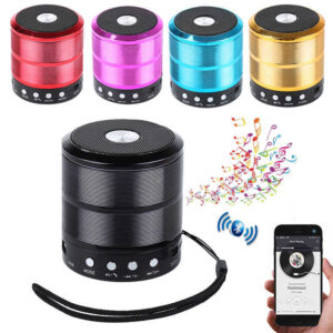High Bass Portable Wireless Bluetooth Speaker with Microphone and SD Support