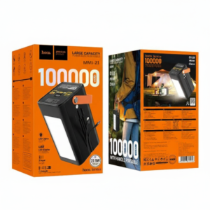 High-Capacity 100000mAh Power Bank with 22.5W Fast Charging by Hoco