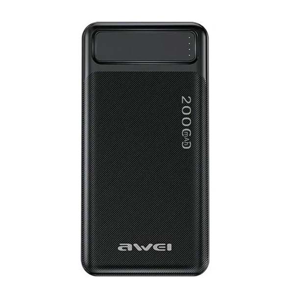 High-Capacity 20000mAh Power Bank by Awei - Portable Charging Solution % High-Capacity 20000mAh Power Bank by Awei - Portable Charging Solution