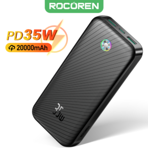 High-Capacity 20000mAh Power Bank with 35W Fast Charging – Rocoren Pro Max