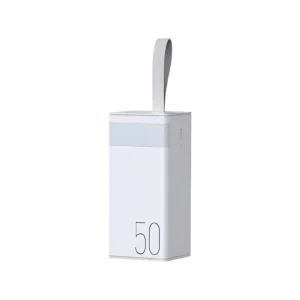 High-Capacity 50000 mAh Power Bank - Sleek White Design by Remax
