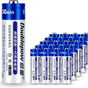 High-Capacity 600mAh NiMH AA Rechargeable Batteries - 4 Pack
