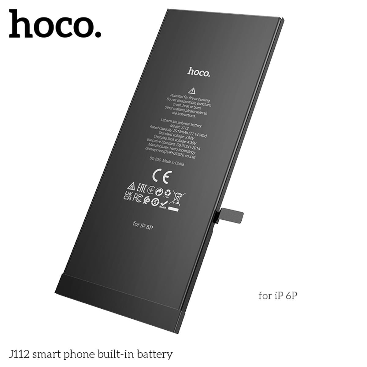 High-Capacity Li-Polymer Battery 2915mAh for iPhone 6 Plus by Hoco % High-Capacity Li-Polymer Battery 2915mAh for iPhone 6 Plus by Hoco