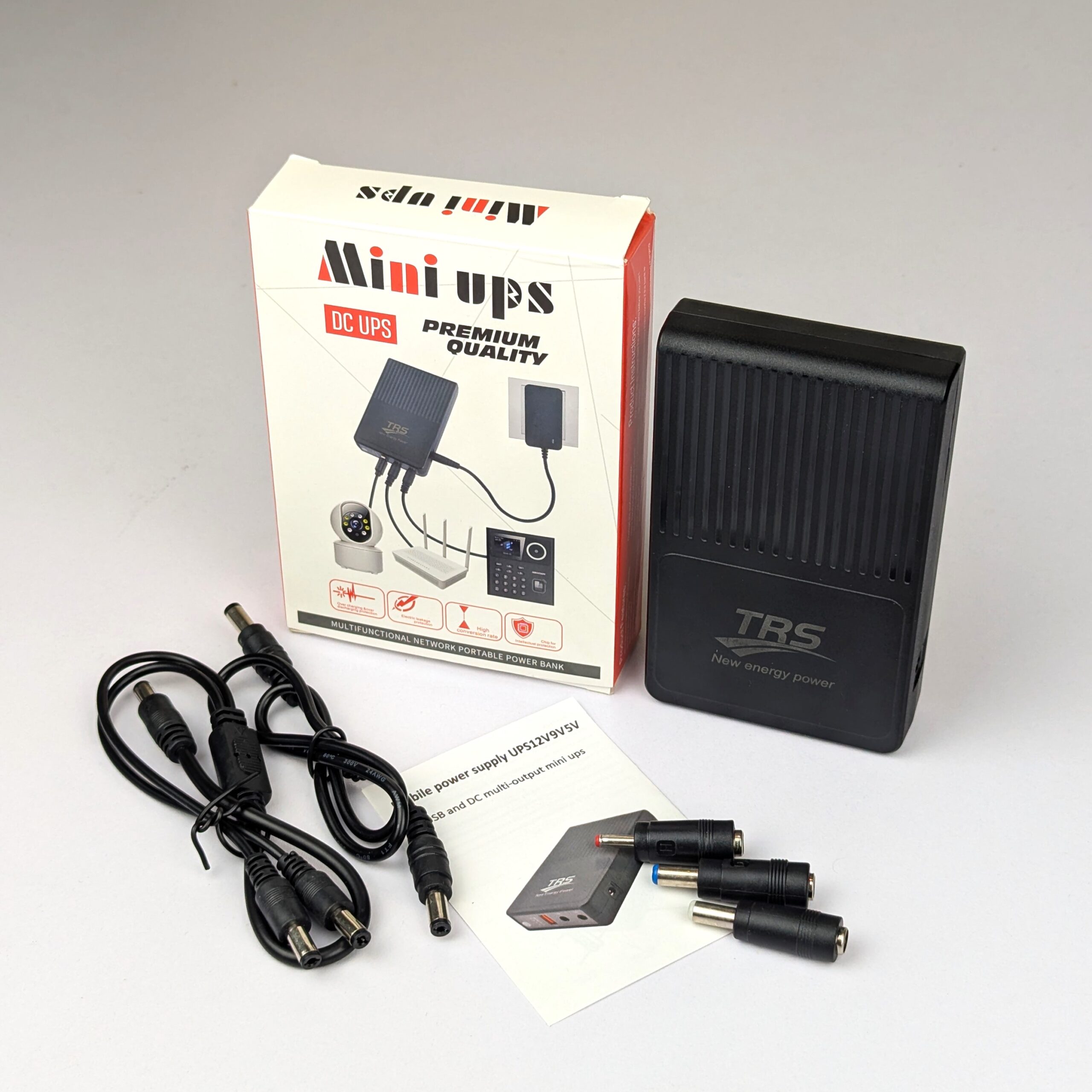 High-Capacity Mini UPS 10400mAh - Versatile 5V, 9V, 12V Power Backup % High-Capacity Mini UPS 10400mAh - Versatile 5V, 9V, 12V Power Backup