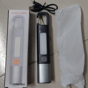 High-Power USB Rechargeable Waterproof Mini LED Flashlight with Zoom Function