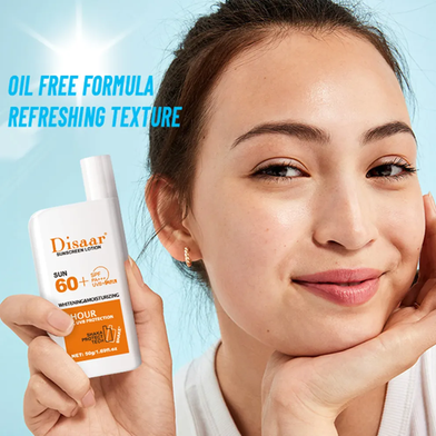 High SPF 60+ Whitening Sunscreen Lotion - Skin Protection & Radiance, 50g % High SPF 60+ Whitening Sunscreen Lotion - Skin Protection & Radiance, 50g