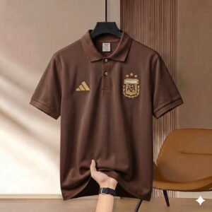 Highdency World Cup Rubber-Print Polo Shirt