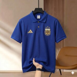Highdency World Cup Rubber-Print Polo T-Shirt