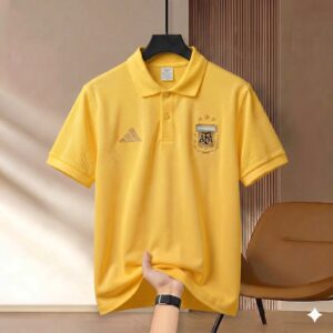 Highdency World Cup Rubber-Print Polo T-Shirt