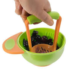 Homemade Baby Food Bowl - Chewing Mash and Serve for Easy Feeding