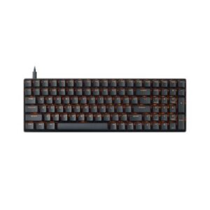 Hot-Swappable Mechanical Gaming Keyboard - Rapoo V500DIY in Sleek Black