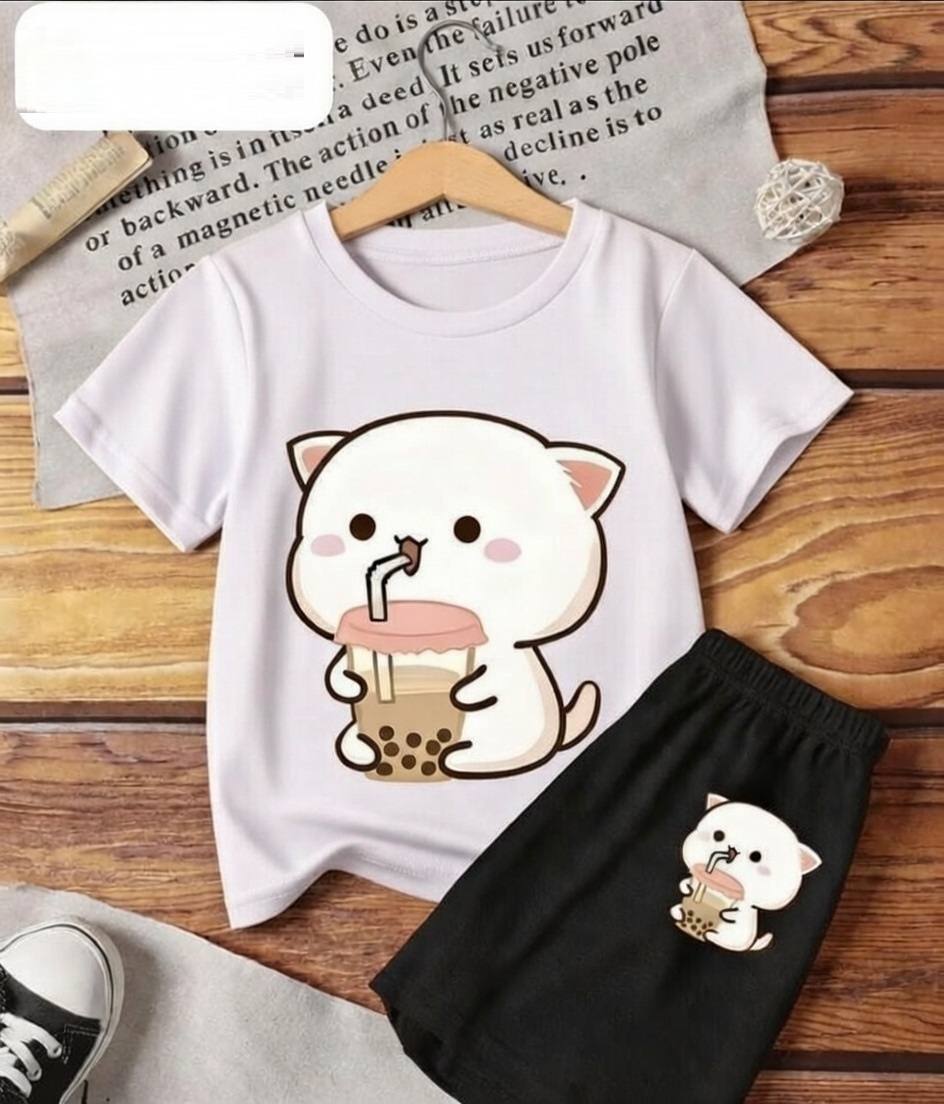 Infant Cotton T-Shirt and Pants Set - Stylish and Comfortable Outfit for Babies % Infant Cotton T-Shirt and Pants Set - Stylish and Comfortable Outfit for Babies