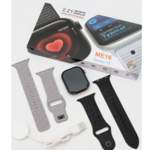 Infinity Display Smart Watch with Wireless Charging – ME16 Series 10