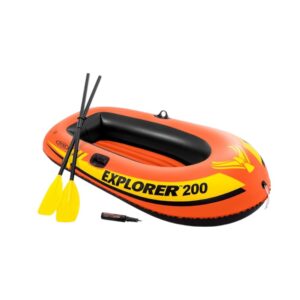 Inflatable 2-Person Explorer Boat by Intex - Durable and Easy to Use