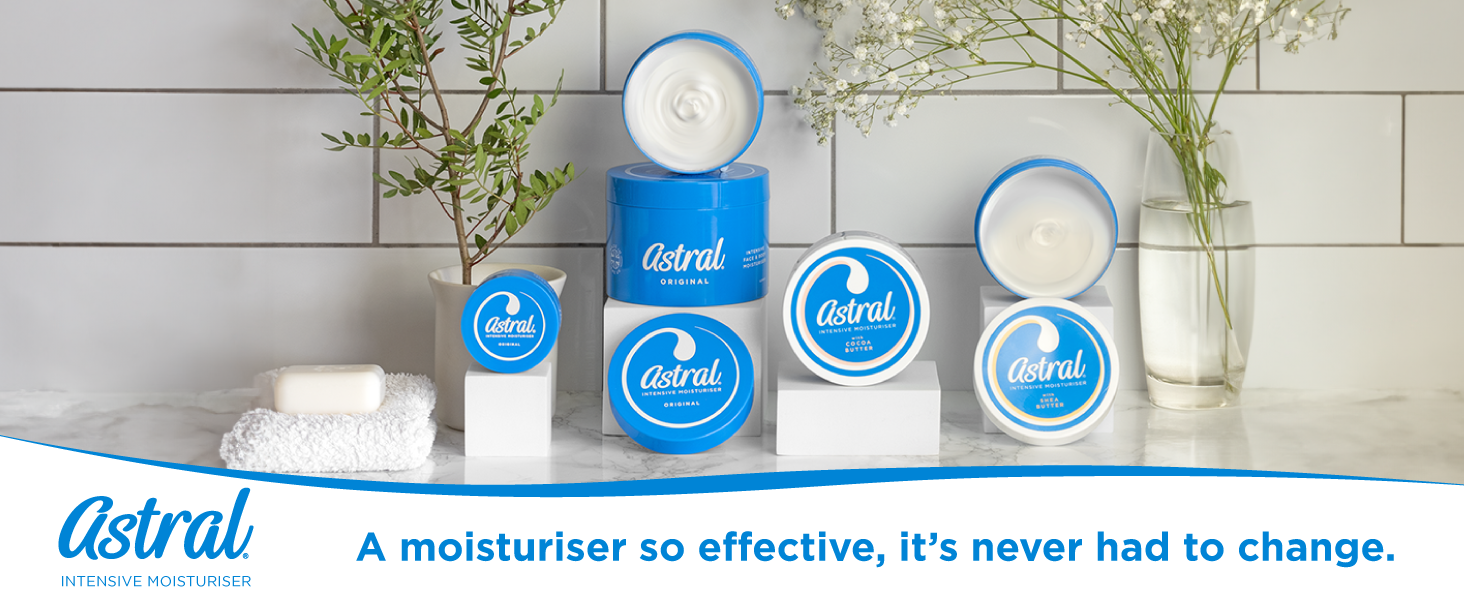 Intensive Moisturizer Cream - Astral Original 50ml for Deep Hydration % Intensive Moisturizer Cream - Astral Original 50ml for Deep Hydration