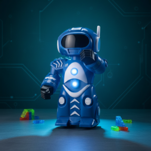 Interactive Dancing Robot Toy with Flashing Lights and 360° Rotation for Kids