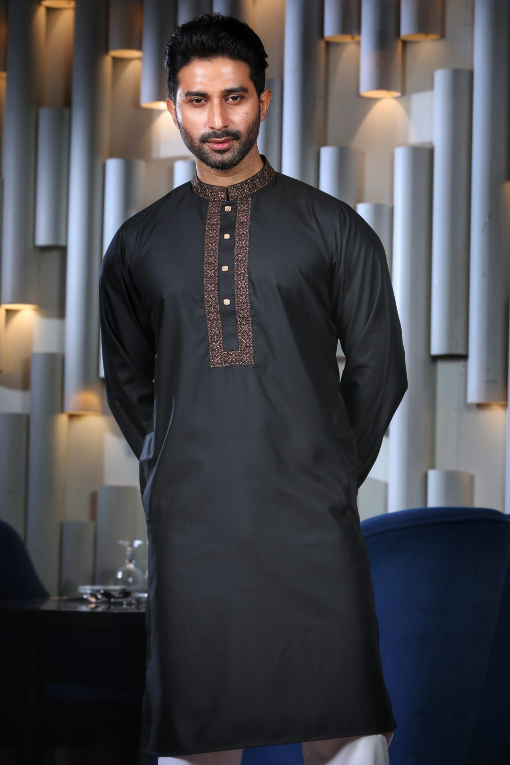 Italian Luxury Panjabi Set - Premium Quality Designer Outfit % Italian Luxury Panjabi Set - Premium Quality Designer Outfit